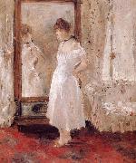 Berthe Morisot The Woman in front of the mirror oil painting